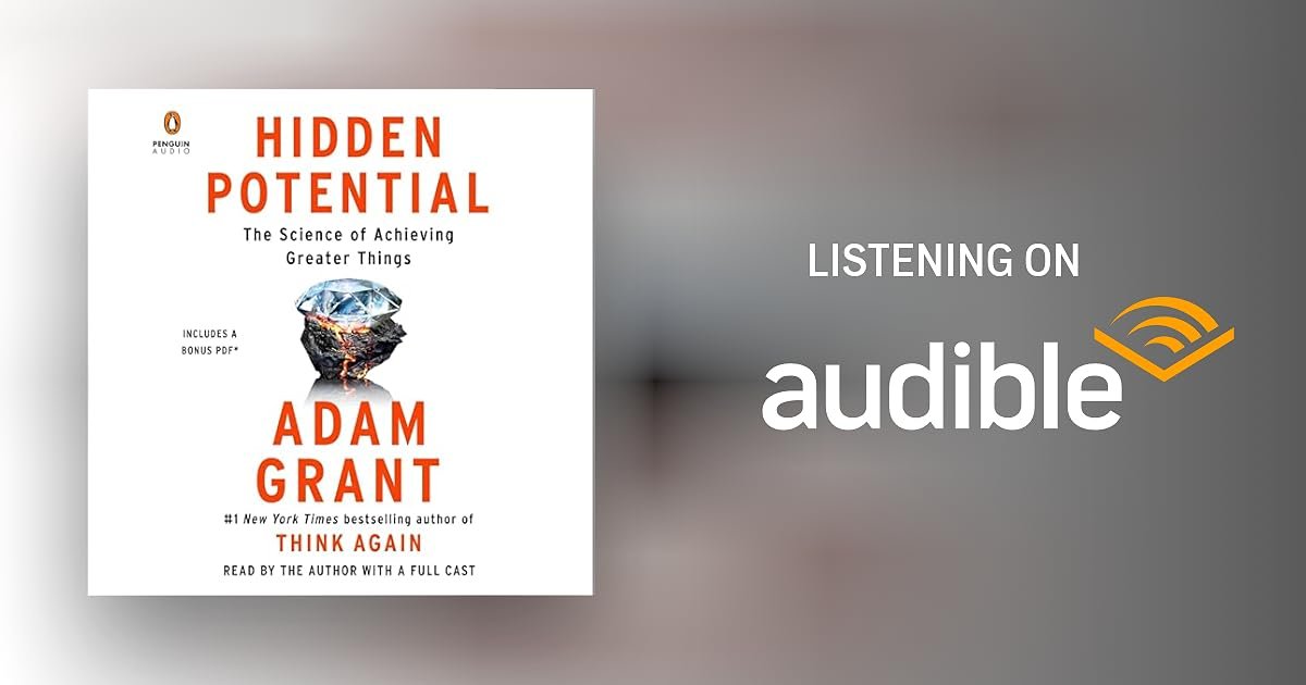 Hidden Potential by Adam Grant Audiobook Free